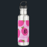 Garrafa Limões cor-de-rosa Fruta de Verão Brilhante<br><div class="desc">Garrafa de Água.</div>
