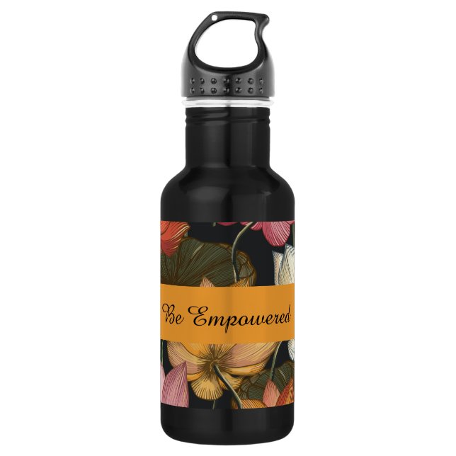 Garrafa Lírios de água salgada com carvão negro Stai (Frente)