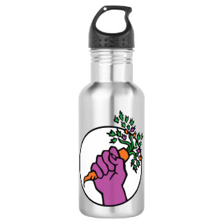Garrafa logotipo da Food Not Bombs