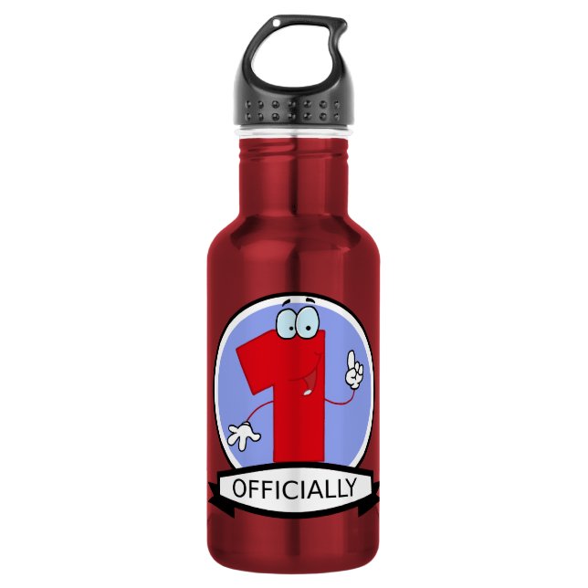 Garrafa Logotipo de Aniversário Oficialmente 1 (Frente)