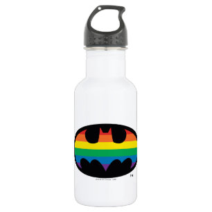 Garrafa Logotipo do Batman Rainbow