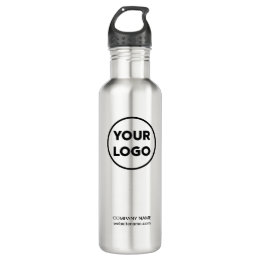 Garrafa Logotipo e texto comerciais personalizados