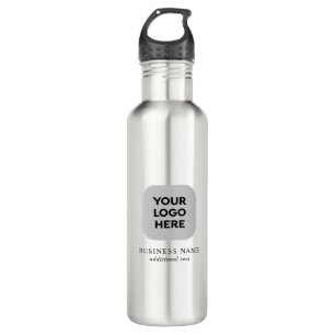 Garrafa Logotipo e texto da Marca do Promocional