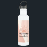 Garrafa Logotipo Feminina para Empresas Personalizadas, Co<br><div class="desc">Você está procurando por recompensas para seu próprio pequeno negócio feito à mão, feito por mulheres? Confira este logotipo da Empresa Personalizada Logotipo Feminina Blush Link Link Garrafa de água inox projetada pelo Compro Small Business. Você pode personalizar esta garrafa de água com o nome de sua empresa. O design...</div>