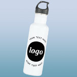 Garrafa Logotipo Simples Com Empresa De Texto<br><div class="desc">Adicione seu próprio logotipo e escolha de texto a este design. Remova o texto superior ou inferior,  se preferir. Minimalista e profissional para promover a lealdade marca. Excelente para marcas de funcionários ou como promocional para seus clientes e clientes.</div>