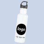 Garrafa Logotipo Simples Com Empresa De Texto<br><div class="desc">Adicione seu próprio logotipo e escolha de texto a este design. Remova o texto se preferir. Minimalista e profissional para promover a lealdade marca. Excelente para marcas de funcionários ou como promocional para seus clientes e clientes.</div>