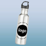 Garrafa Logotipo Simples Com Empresa De Texto<br><div class="desc">Adicione seu próprio logotipo e escolha de texto a este design. Remova o texto superior ou inferior,  se preferir. Minimalista e profissional para promover a lealdade marca. Excelente para marcas de funcionários ou como promocional para seus clientes e clientes.</div>