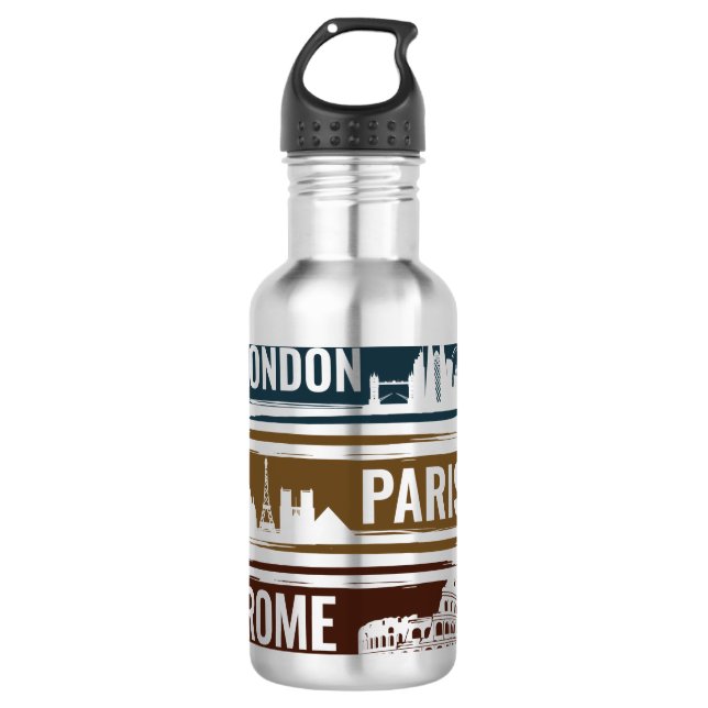 Garrafa Londres Paris Roma (Frente)