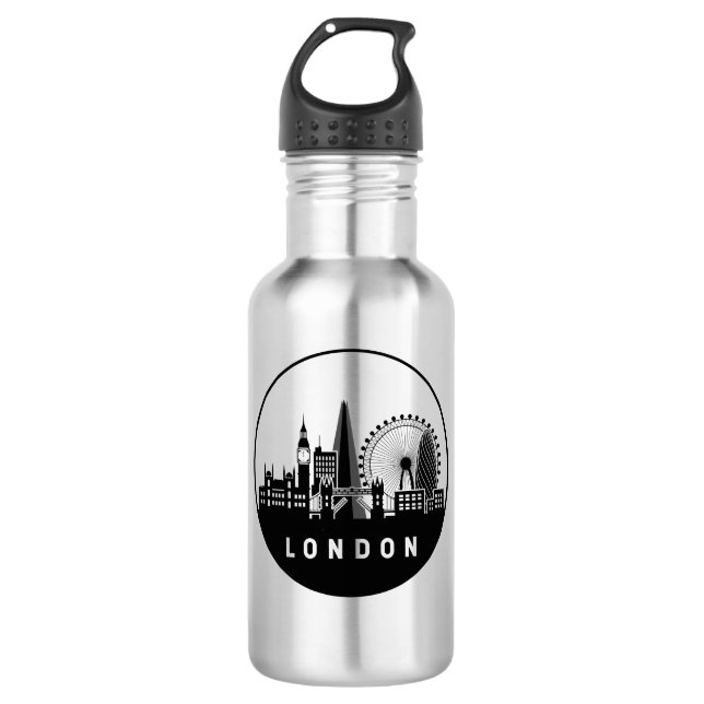 Garrafa Londres Reino Unido Skyline (Frente)