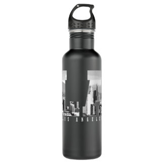 Garrafa Los Angeles California LA Skyline Pride Black Whit