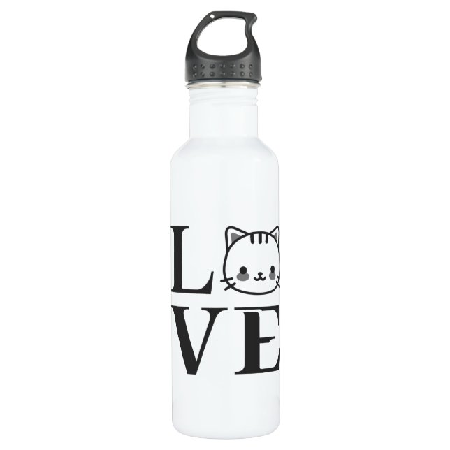 Garrafa Love Cats (Frente)