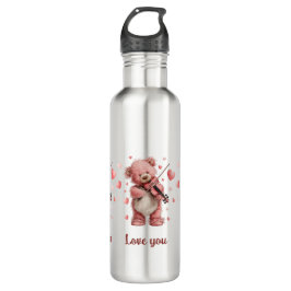 Garrafa Love You Teddy with Violin