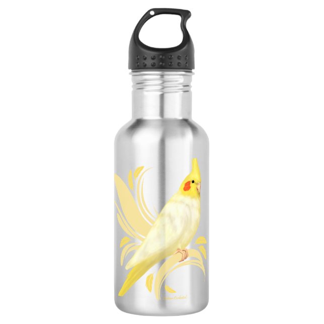 Garrafa Lutino Cockatiel (Frente)