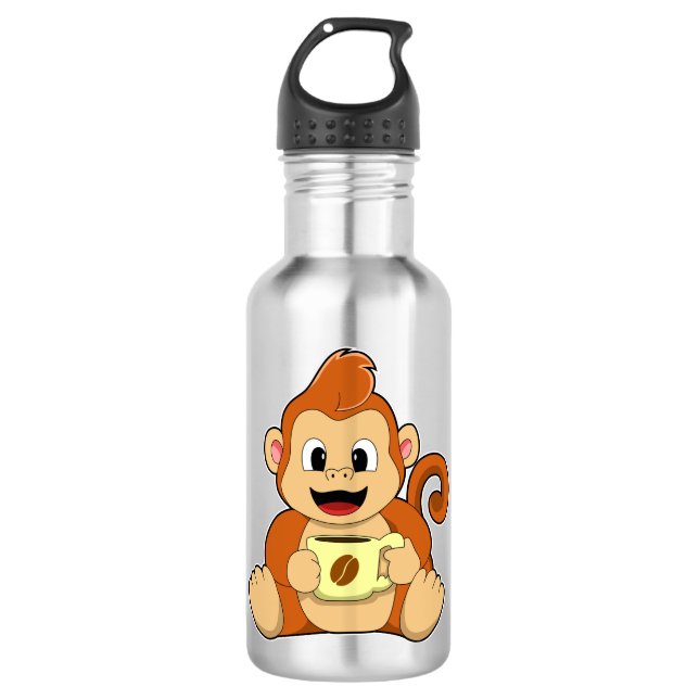 Garrafa Macaco com Taça de Café (Frente)