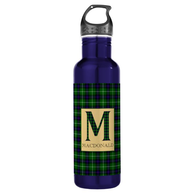 Garrafa MacDonald Tartan Monograma M (Frente)