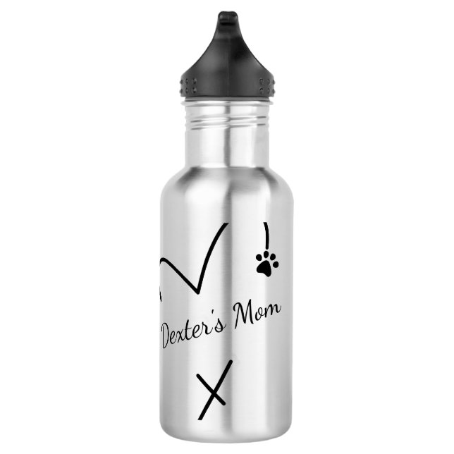 Garrafa Mãe Cachorro, Personalize esta Mãe Cachorro ou Pai (Direita)
