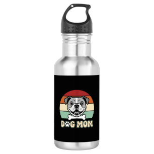 Garrafa Mãe de Cachorro Retro Bulldog Vetor