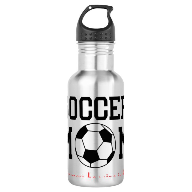 Garrafa Mãe de Futebol Engraçada  (Frente)