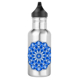 Garrafa Mandala em azul