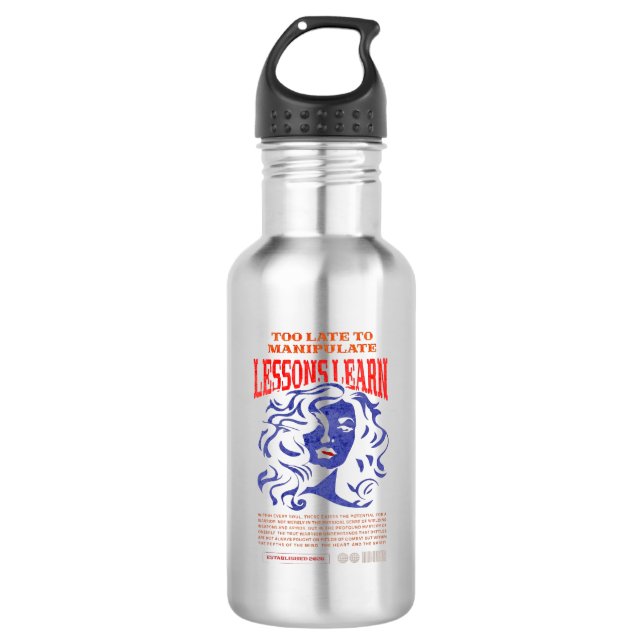 GARRAFA MANIPULATE LESSONS LEARN WATER BOTTLE  (Frente)
