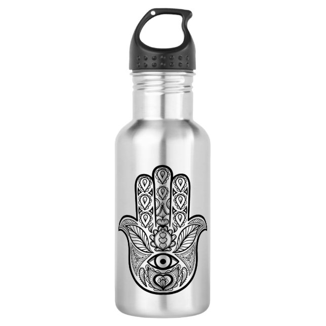 Garrafa Mão inspirada de Hamsa (Frente)