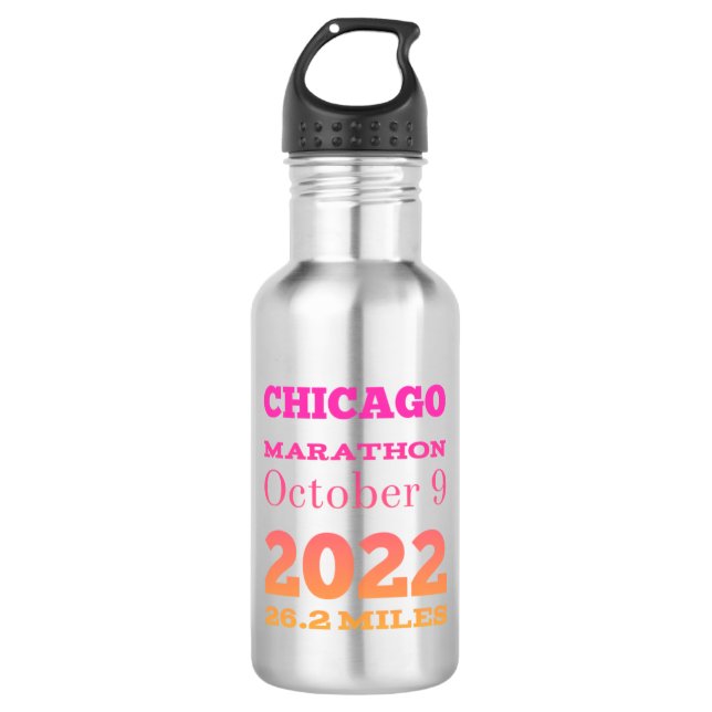Garrafa Maratona de Chicago 2022 (Frente)