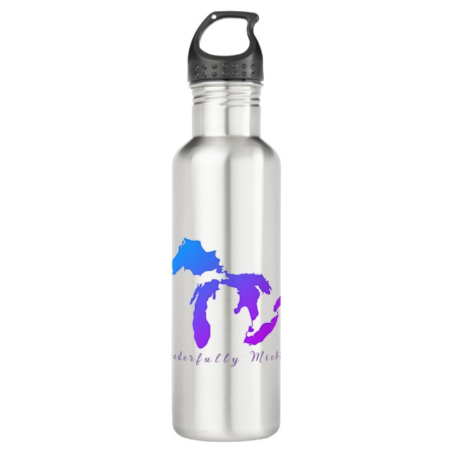 Garrafa Maravilhosamente Michigan Water Tumbler (Frente)