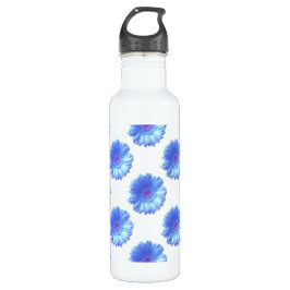 Garrafa Margarida azul-gerbera