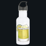 Garrafa Margarita Summer Cocktail Mistura de Verde limão<br><div class="desc">Design apresenta uma ilustração original de um cocktail margarita clássico com jante salgada e cunho de limão verde. Uma bebida típica no verão! Não vê o que está procurando? Precisa de ajuda para a personalização? Clique em "contate este designer" para criar algo apenas para você!</div>