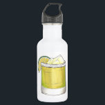 Garrafa Margarita Summer Cocktail Mistura de Verde limão<br><div class="desc">Design apresenta uma ilustração original de um cocktail margarita clássico com jante salgada e cunho de limão verde. Uma bebida típica no verão! Não vê o que está procurando? Precisa de ajuda para a personalização? Clique em "contate este designer" para criar algo apenas para você!</div>