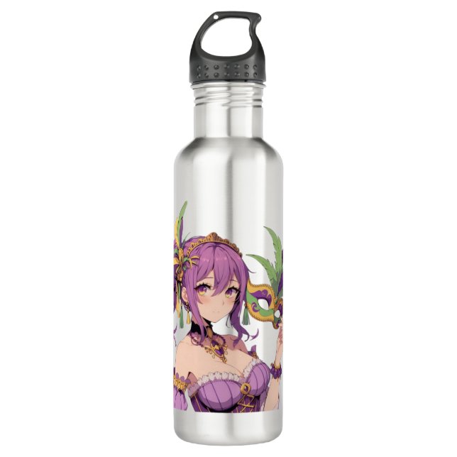 Garrafa Máscara Anime Mardi Gras (Frente)