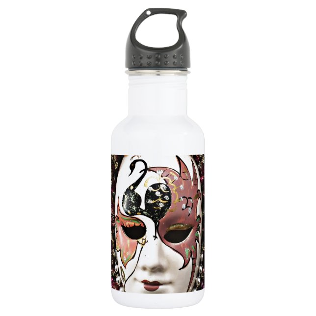 Garrafa Máscara de Carnaval Masculina Bonita (Frente)