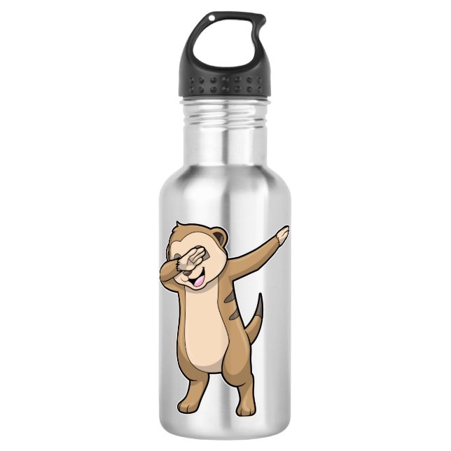 Garrafa Meerkat como Hip Hop Dance Dab (Frente)