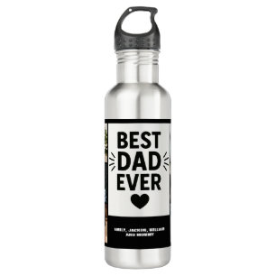 Garrafa Melhor Colagem de Fotografias Moderna do Pai 6