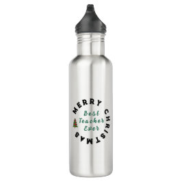 Garrafa Melhor Professora Em Obrigados De Natal Que Você O