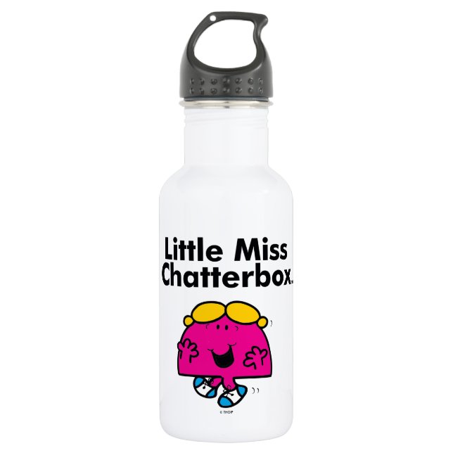 Garrafa Menina | Menina Chatterbox é Tão Chatterbox (Frente)