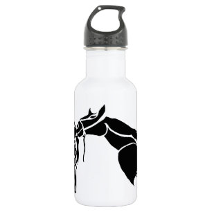 Garrafa Menina que ama o cavalo