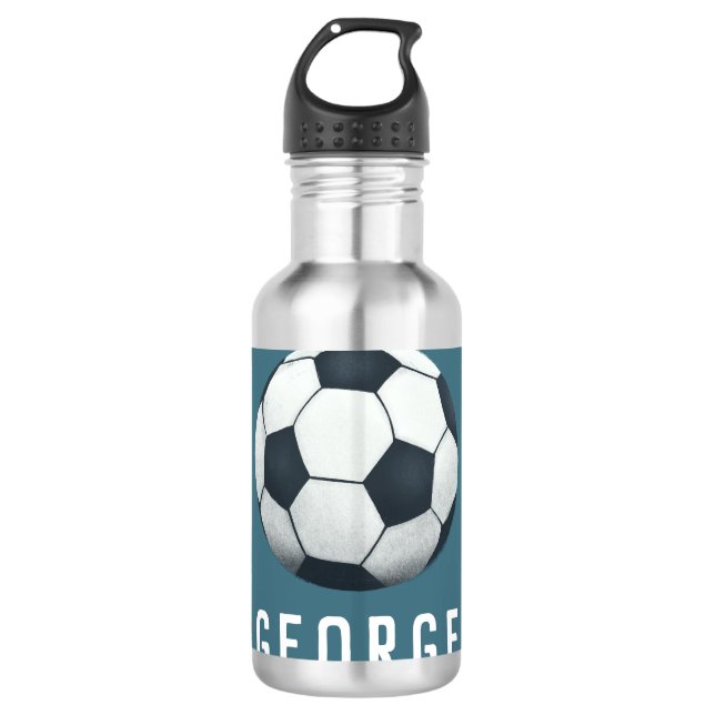Garrafa Meninos Jovens do Esporte Azul Moderno (Frente)