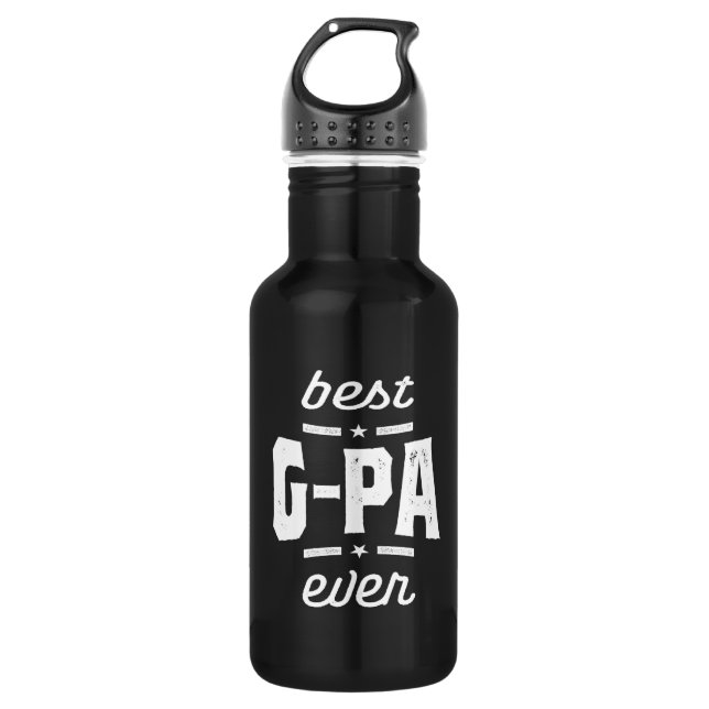 Garrafa Mens Best G-Pa Ever Gift Avô Gift (Frente)