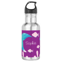 Mermaid Under the Sea Pastel Purple Girls 