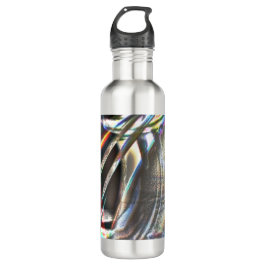 Garrafa Mess de traços coloridos em grãos rústicos e chuvo