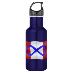 Garrafa Metis Art Canadian Metis Flag