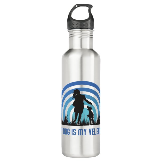 Garrafa Meu Cachorro É Meu Namorados (Frente)