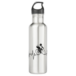 Garrafa Meu Coração Bata Por Ciclismo.