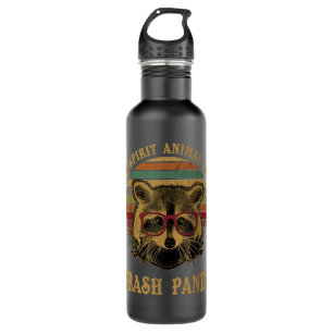 Garrafa Meu Espírito Animal é um Lixo Panda engraçada Gif