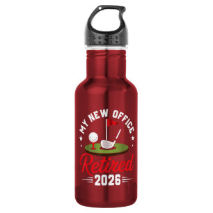 Garrafa Meu Novo Escritório Aposentado 2026 Golfe Aposenta