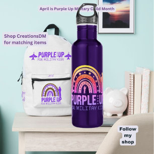 Garrafa Militares - Roxo da Criança Militar