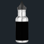 Garrafa Minimalist Black Cat Silhouette<br><div class="desc">Stylish black cat silhouette in minimalist style – perfect for Halloween, pet lovers, and chic everyday gifts. Add a touch of mysterious charm and feline elegance to your lifestyle with this minimalist black cat silhouette design. Featuring a sleek and sophisticated illustration of a black cat in profile, this versatile artwork...</div>