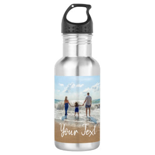 Garrafa Modelo de Foto Personalizada e Texto Personalizado