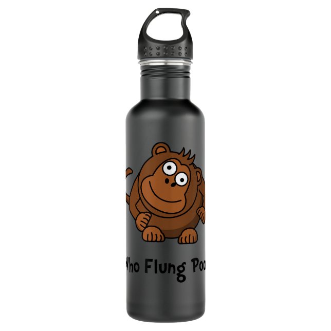 Garrafa Monkey Flung Poo Funny (Frente)